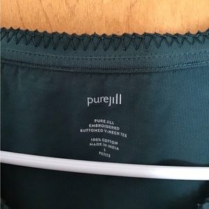 Pure Jill J.Jill size L p petite s/s knit top